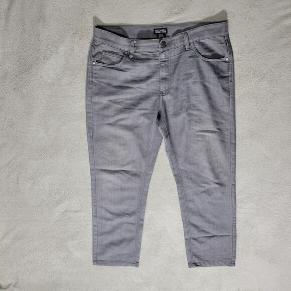Michael Kors Men's Straight Fit Jeans Gray Sz 36/30 - Picture 3 of 10